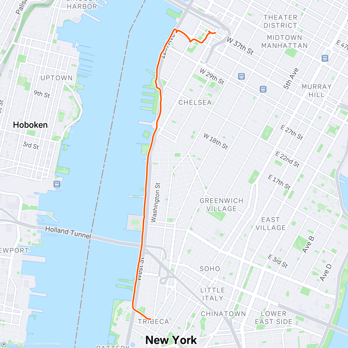 Map of the activity, Bagel Usual 🥯